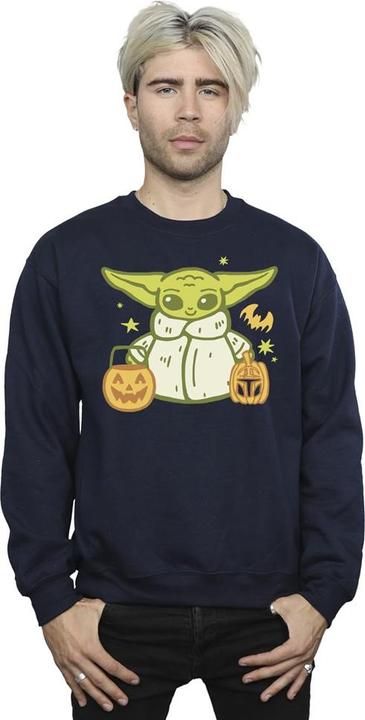 Actual product image Star Wars Mens Trick Or Treat Grogu Sweatshirt (3XL)