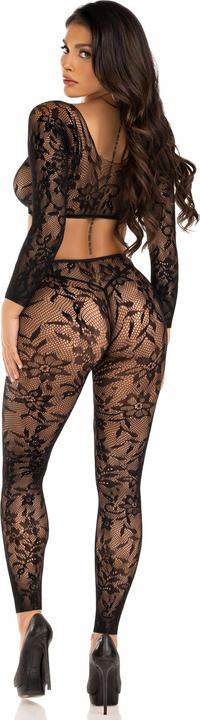 Actual product image Leg Avenue Set Of Short Top And Tights (One size)