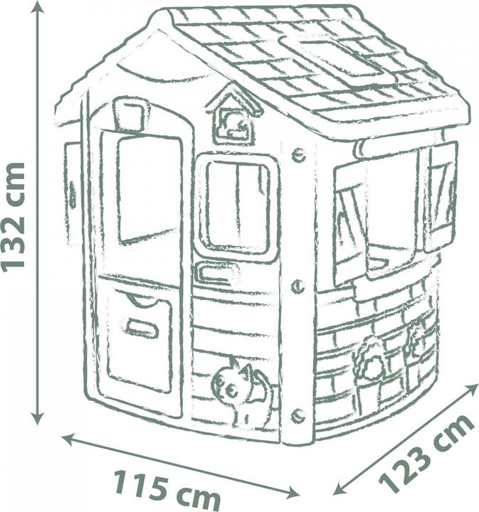 Actual product image Smoby Life playhouse Jura Lodge