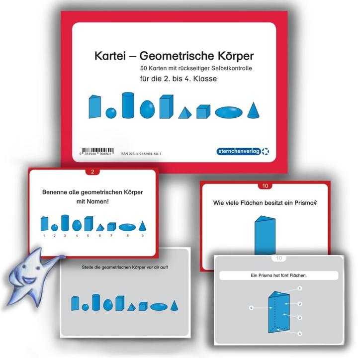 Produktbild Langhans:Kartei - Geometrische Körper f (A6)