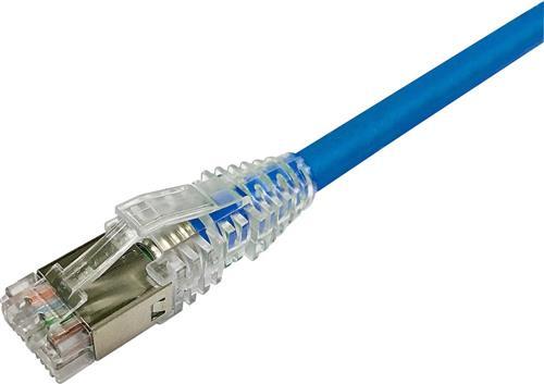 Produktbild Commscope NETCONNECT Patchkabel kat 6A S/FTP PiMF, laengde: 10,0 m farve: blå med LSZH kappe