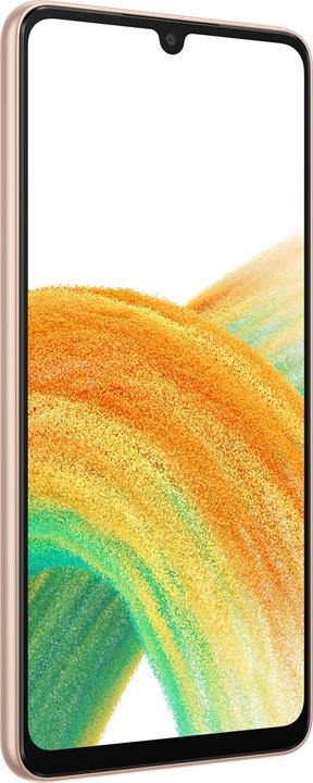 Productafbeelding Samsung Galaxy A33 5G EU (128 GB, Ontzagwekkende perzik, 6.40", Dubbele SIM, 48 Mpx, 5G)