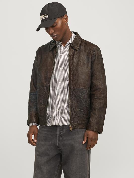 Produktbild Jack & Jones Jorcrincle Leather Jkt Styd Aw24 (M)