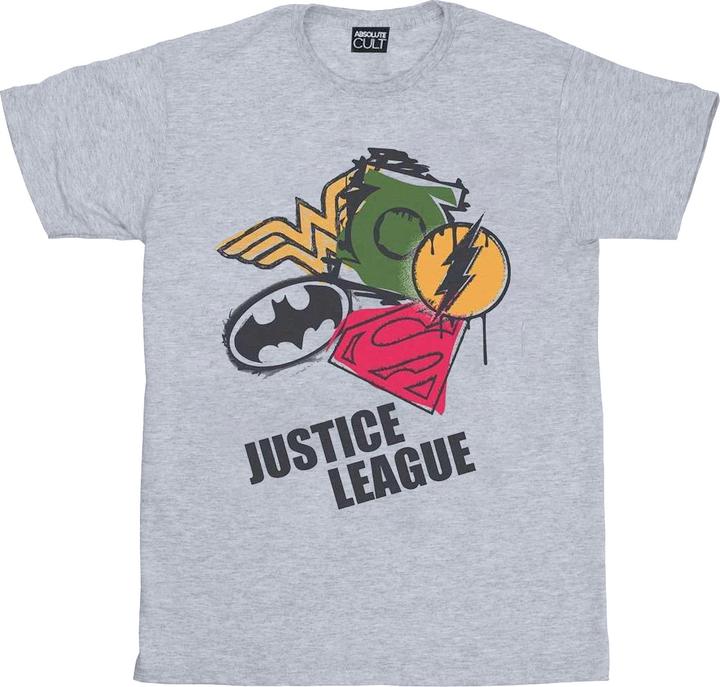 Justice League Spray Logos TShirt Mädchen