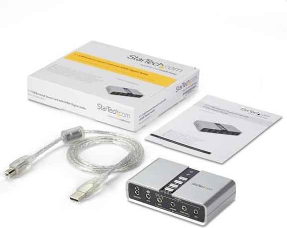 Actual product image StarTech 7.1 Channel USB Sound Card (USB 2.0)