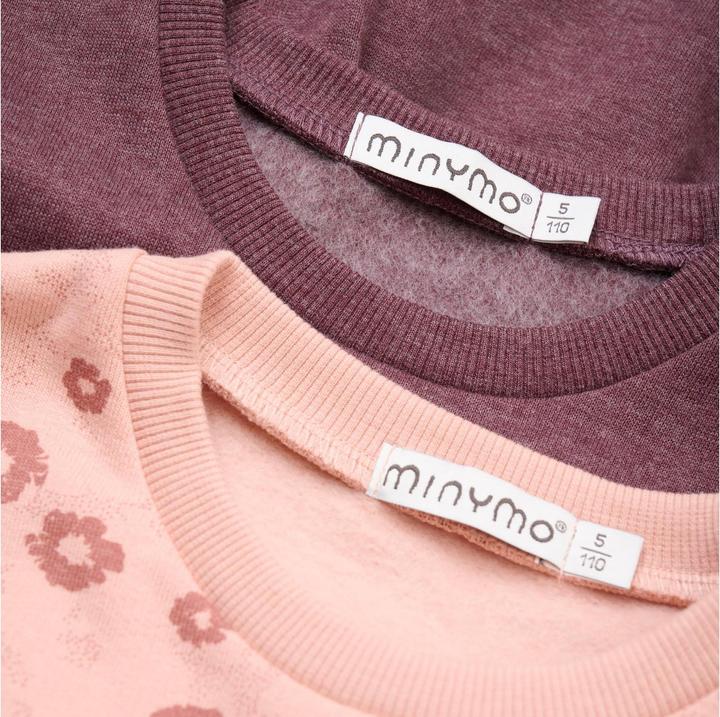 Image du produit Minymo Robe sweat 2 pièces Misty Rose Gr. 98 (98)