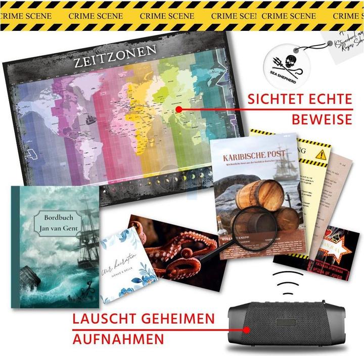 Actual product image Planet A Tatort Meer - Das Umwelt-Krimispiel - Fall 2 Verschollen (German)