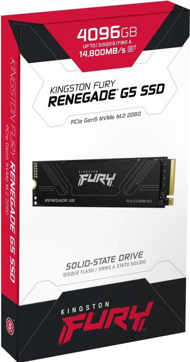 Image du produit Kingston FURY Renegade G5 (4096 Go, M.2 2280)