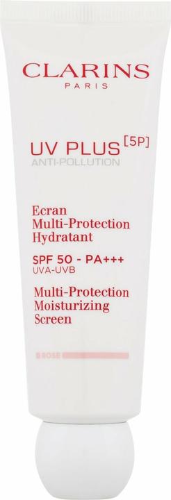 Clarins UV Plus 5P Multi-Protection Moisturising Screen (Sun cream face, SPF 50, 50 ml)