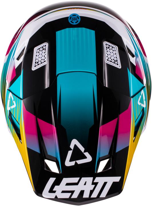 Produktbild Leatt 8.5 V22 Motocrosshelm Aqua/Royal (59 - 60 cm, L)