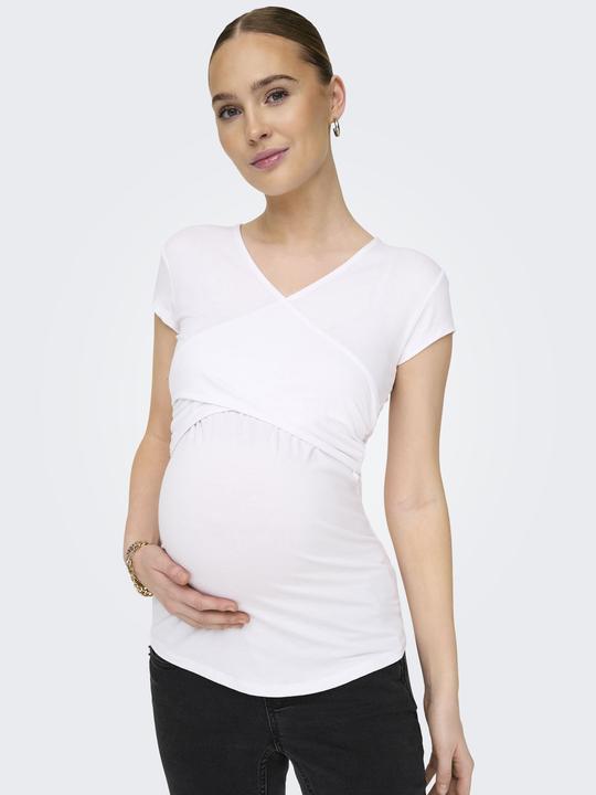 Produktbild Only Maternity Mama Wickeleffekt Oberteil Top (XXL)