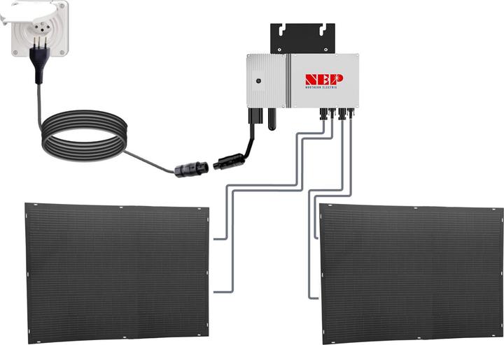 Produktbild Autarking BalkonSolar Set flex 810Wp - 600W (600 W)
