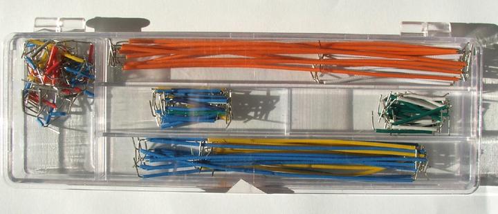 Actual product image OEM 140 pcs. Breadboard connection cable with box (Cords)