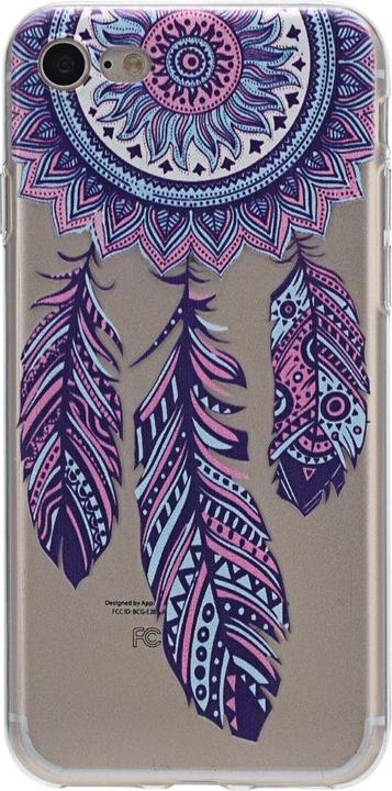 Actual product image König Design Henna Cover for Apple iPhone 5 / 5s / SE Case Protective Cover Silicone Dreamcatcher (Apple iPhone 5)