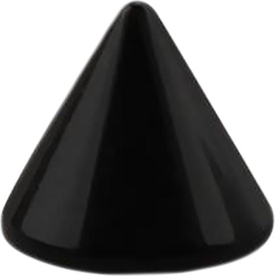 Star Piercing Cone schwarz (ohne Messing, Acryl)
