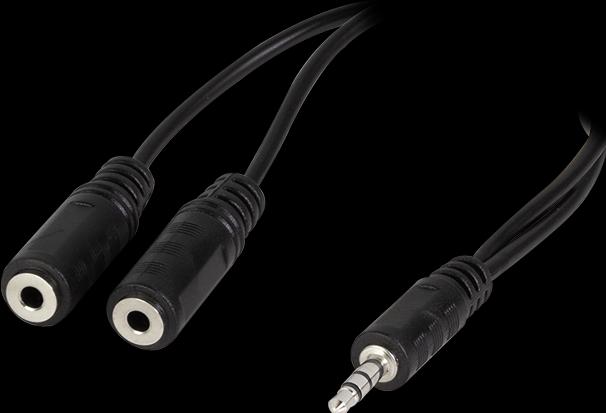 Immagine prodotto LogiLink CA Cavo di collegamento (0.20 m, Connettore da 3,5 mm (AUX))