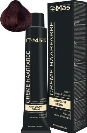 Image du produit FemMas 5.4) Couleur de cheveux brun clair cuivre 100ml (Cuivre Helbraun)