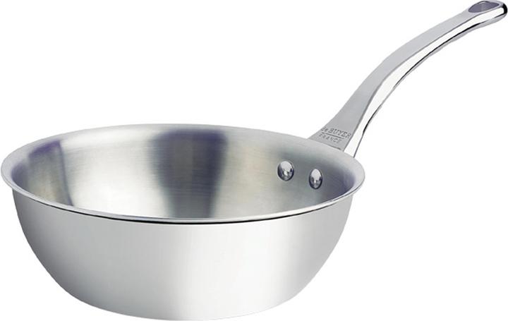 de Buyer Bratpfanne (24 cm, Bratpfanne, Aluminium, Edelstahl)