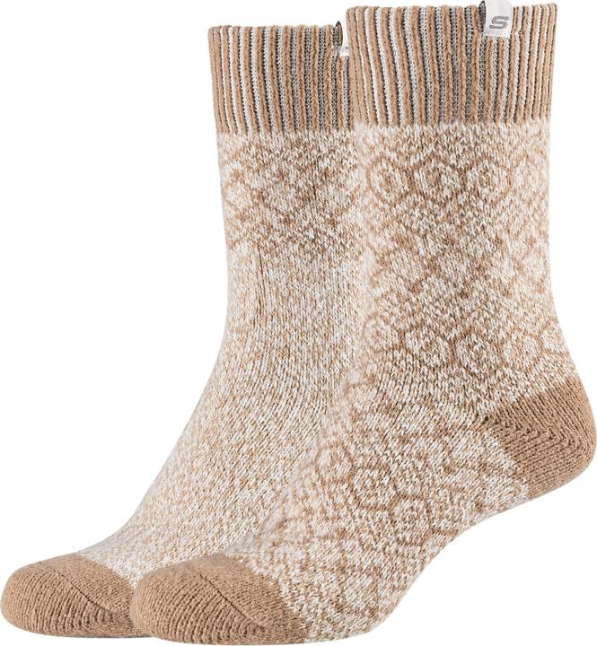 Skechers Women casual cozy jacquard Socks 2p