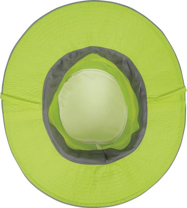 Actual product image Ergodyne Cooling Ranger Sun Hat Chill-Its 8935MF Hi-Vis, lime, size S/M (S/M)