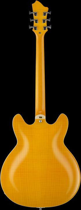 Immagine prodotto Hagstrom Chitarra elettrica, Super Viking, Dandy Dandelion Flame (Chitarra semi acustica)