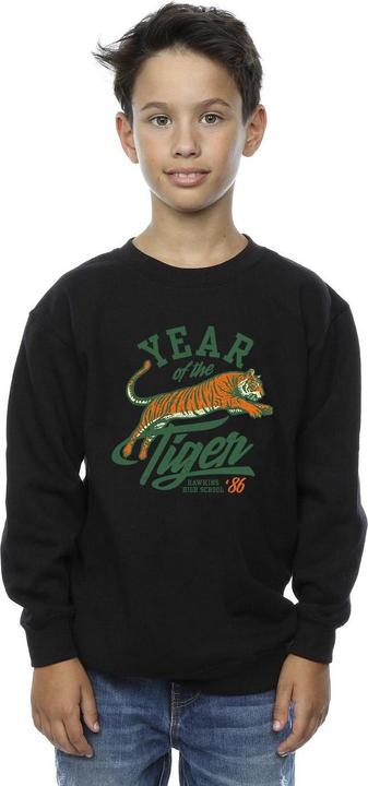 Immagine prodotto Netflix Stranger Things Hawkins Year of The Tiger 86 Felpa Ragazzi (140, 146)