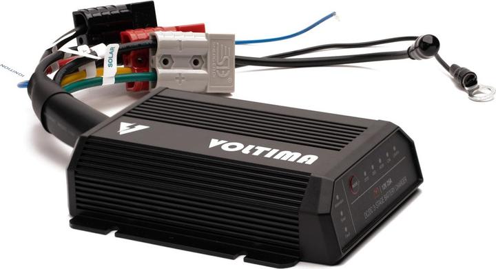 Actual product image Voltima VBS25 Charge Booster with integrated Solar Charge Controller 25A