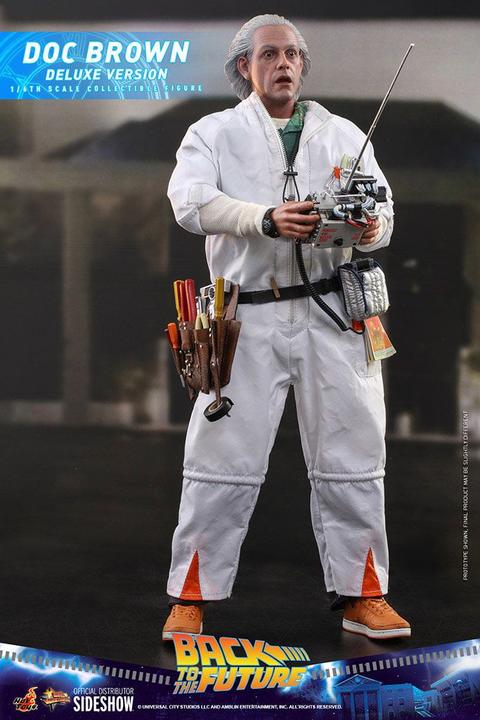 Produktbild Hot Toys Zurück in die Zukunft “Doc Brown – Deluxe Version” 1/6 Actionfigur