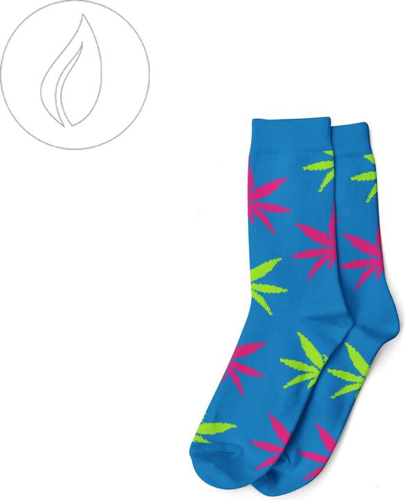 Actual product image R420 Long Socks Size 36-42 Blue/Pink (36 - 42)