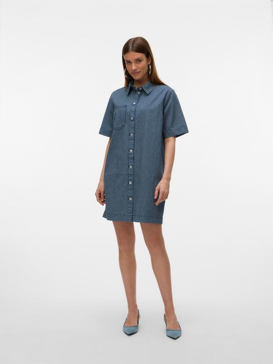 Produktbild Vero Moda VMZELLA Kurzes Kleid Jeanskleid (L)