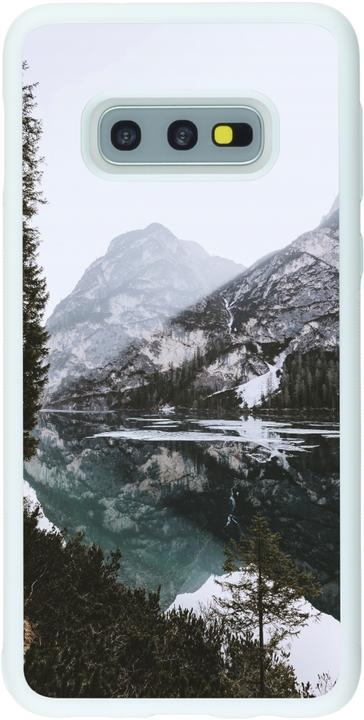 Image du produit PhoneLook Coque Silicone rigide blanc Winter 22 snowy mountain and lake (Samsung Galaxy S10e)
