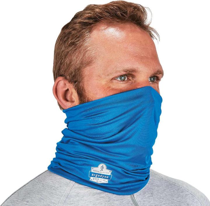Image du produit Ergodyne Chill-Its 6487, foulard multifonctionnel rafraîchissant, bleu