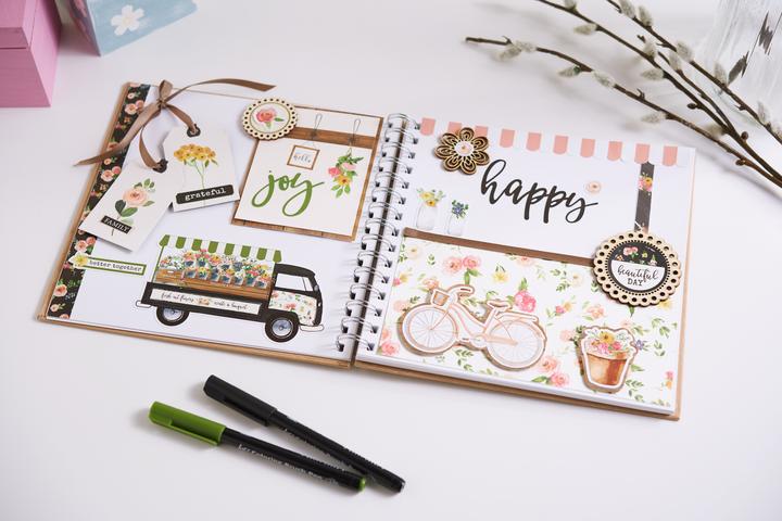Produktbild VBS Ringbuch-Album, 20x20 cm, 60 Seiten, 190g/qm (20 x 20 cm)