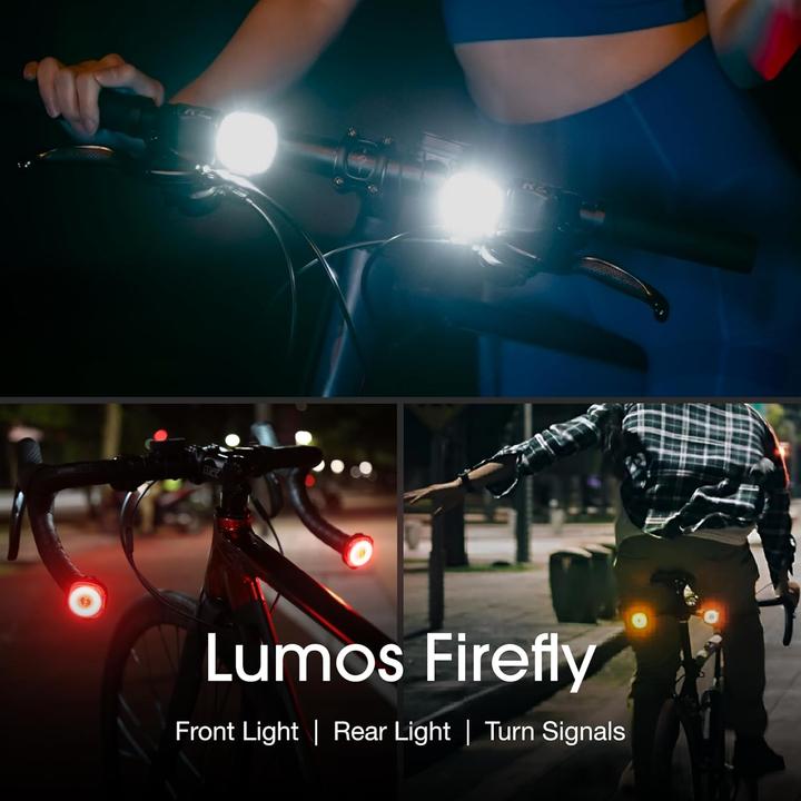 Actual product image Lumos Firefly single LED helmet light