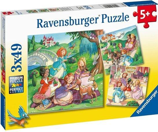 Image du produit Ravensburger Kinderpuzzle - Kleine Prinzessinnen - 3x49 Teile Puzzle für Kinder ab 5 Jahren (49 pièces)