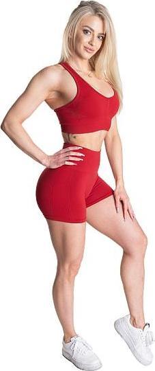 Actual product image Better Bodies Scrunch Shorts - Chili Red (M)