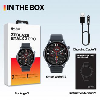 Actual product image Zeblaze Btalk 3 Pro Smartwatch (Blue)