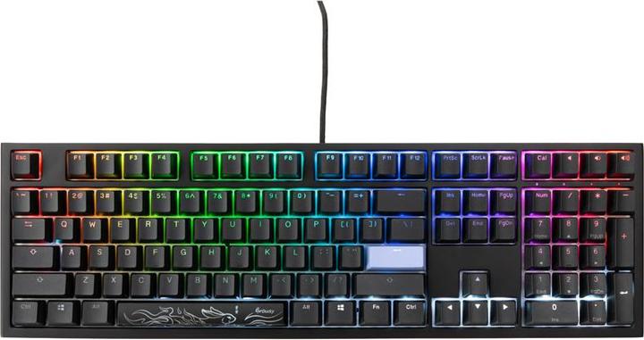Image du produit Ducky Clavier de jeu Shine 7 PBT, MX-Red, RGB LED - blackout (US) (US, Filaire)