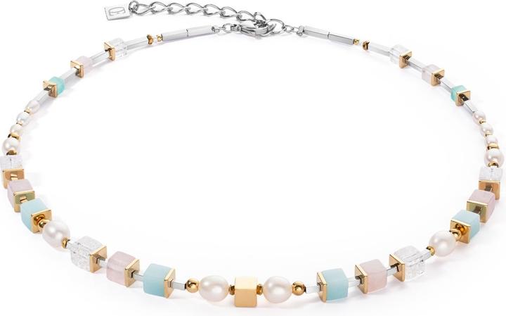 Immagine prodotto Coeur de Lion Cubi e Perle Classic Romantic Bicolore (Acciaio inossidabile, 42,5 cm)