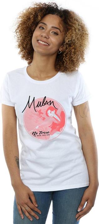 Actual product image Disney Womens/Ladies Mulan Be True Cotton T-Shirt (L)