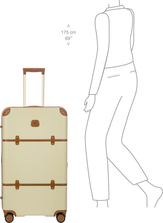 Actual product image Brics Bellagio 4 wheels trolley 80 cm (135 l, XL (from 140l))