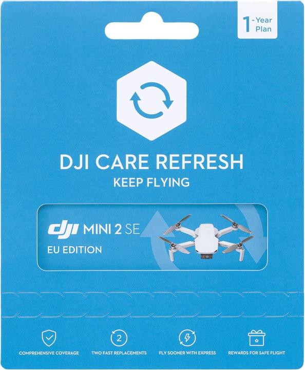 Immagine prodotto DJI Care Refresh ( Mini 2 SE) 1 anno (carta) (12 mesi, Supporto tecnico, Prevenzione degli incidenti)