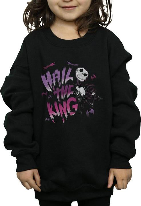 Produktbild Disney Nightmare Before Christmas Hail The King Sweatshirt Mädchen (128)