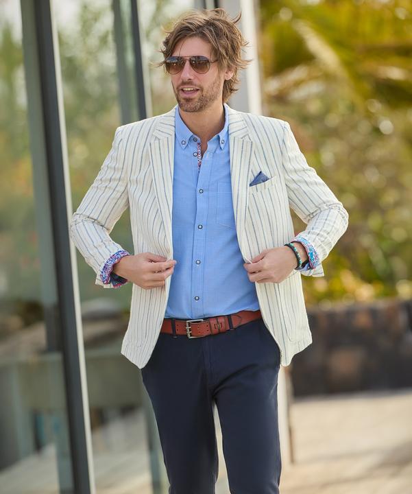 Produktbild Joe Browns Striped Linen Blend Suit Waistcoat (44)