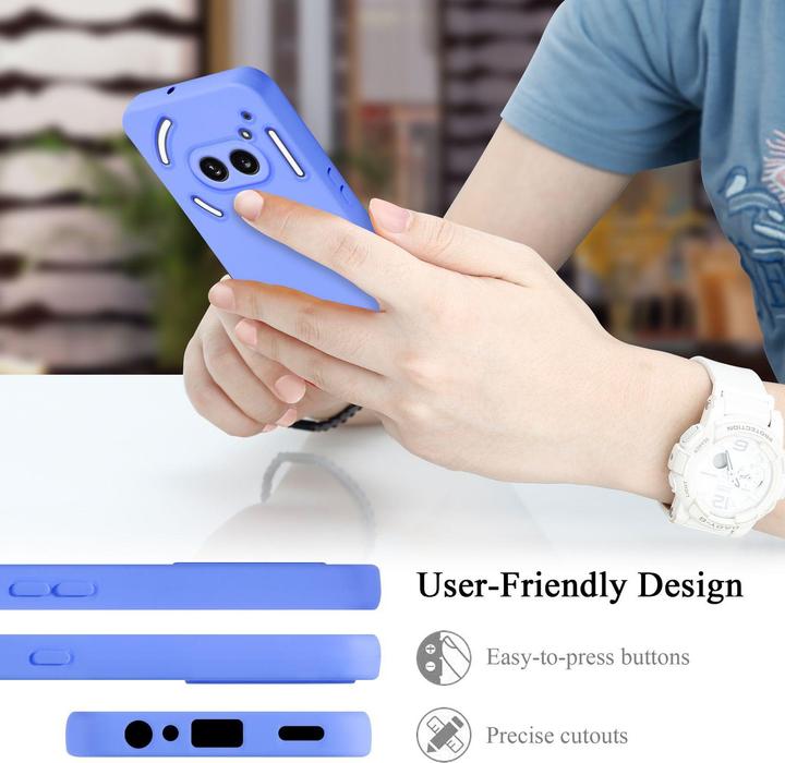 Immagine prodotto Cadorabo Custodia per Nothing Phone 2a TPU Liquid Silicone Case (Phonemax Rocky 2)