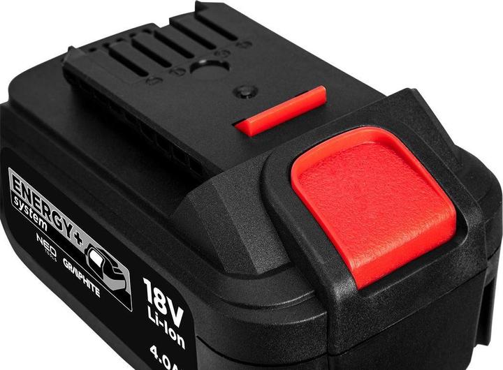 Actual product image Graphite Zestaw Energy+: 2x akumulator 4 Ah z ładowarką podwójną 58GE134 (18 V)