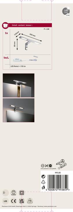 Actual product image Paulmann Galeria Double Hook (378 lm)