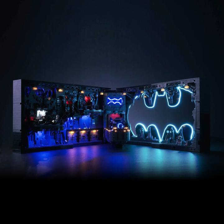 Image du produit BrickBling LED Licht Set für LEGO Bathöhle Schaukasten (76252) inkl. Fernbedienung