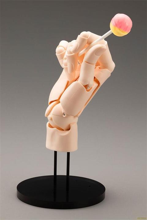 Actual product image Kotobukiya Takahiro Kagami PVC Artist Support Item Hand 1/1 Model/R Pale Orange 21 cm