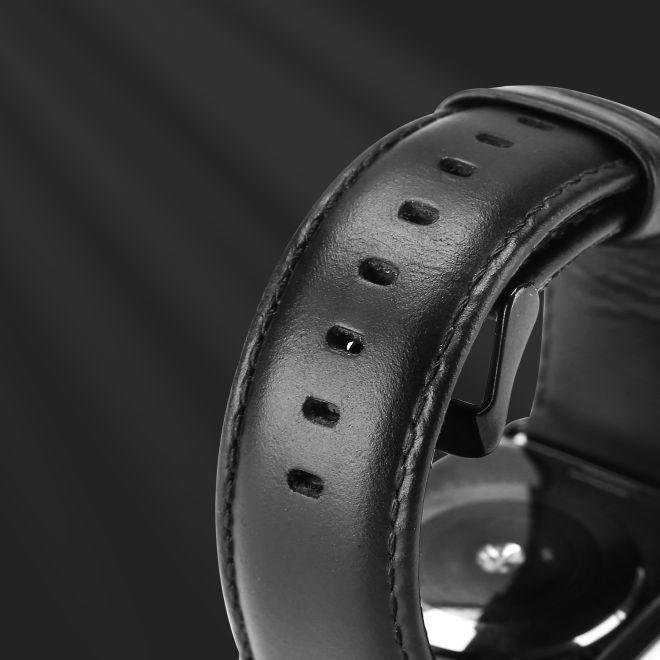 Produktbild Dux Ducis Business Series Echtleder Ersatz Armband (44 mm, 45 mm, 42 mm, Echtleder, Apple Watch Series 4, Apple Watch Series 5, Apple Watch Series 6, Apple Watch Series 7, Apple Watch Series 8, Apple Watch Series 9, Apple Watch SE, Apple Watch Series 1, Apple Watch Series 2, Apple Watch Series 3)